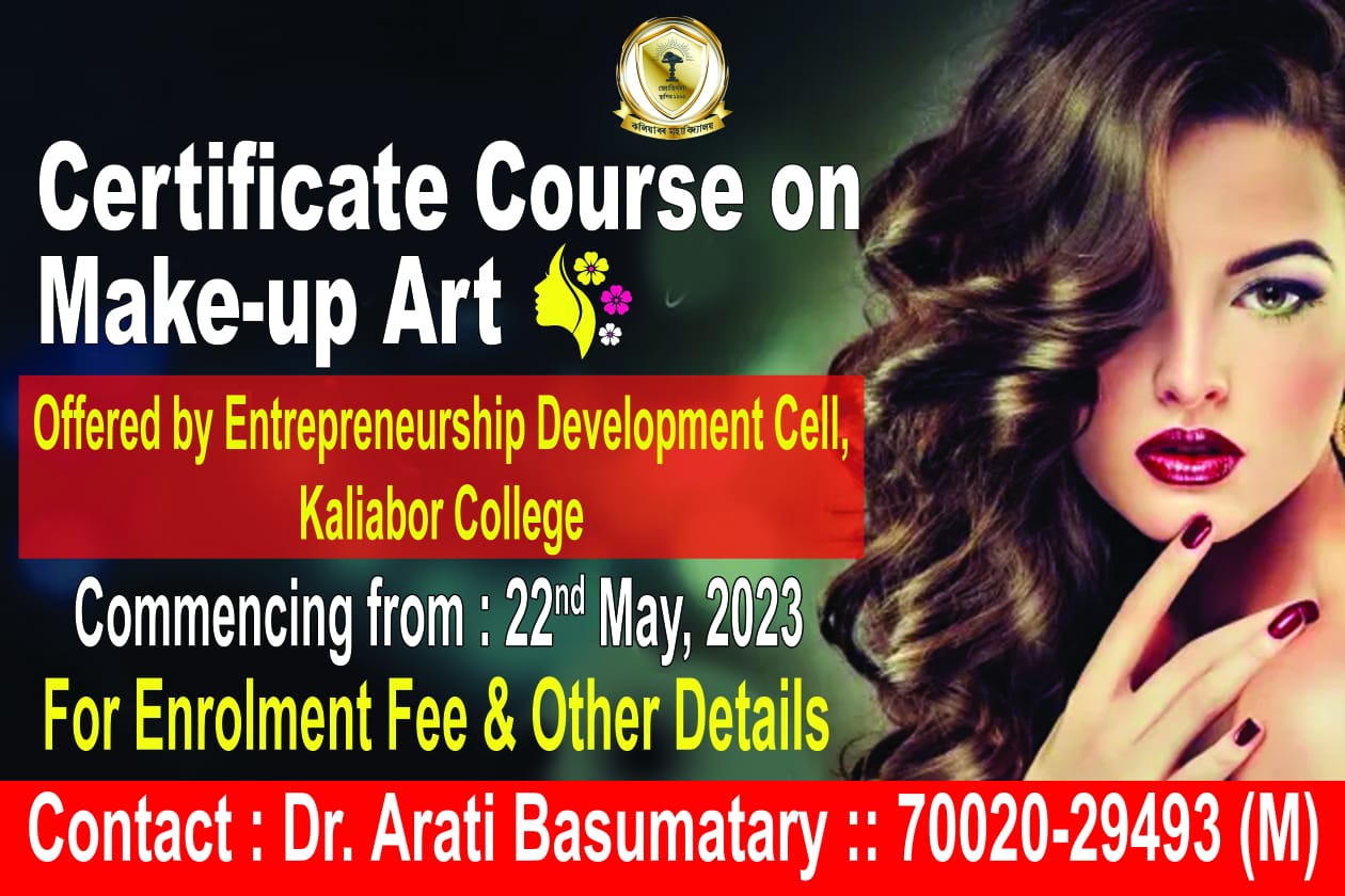 Certificate course in Make-up Art